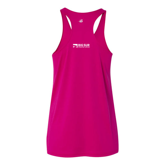 BSIM Women's Tech Tank -Hot Pink- Label