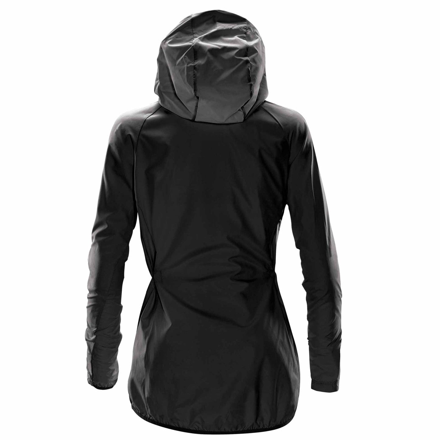 Women's DWR Zip Hooded Shell -Black- 2025 Finisher Embr.