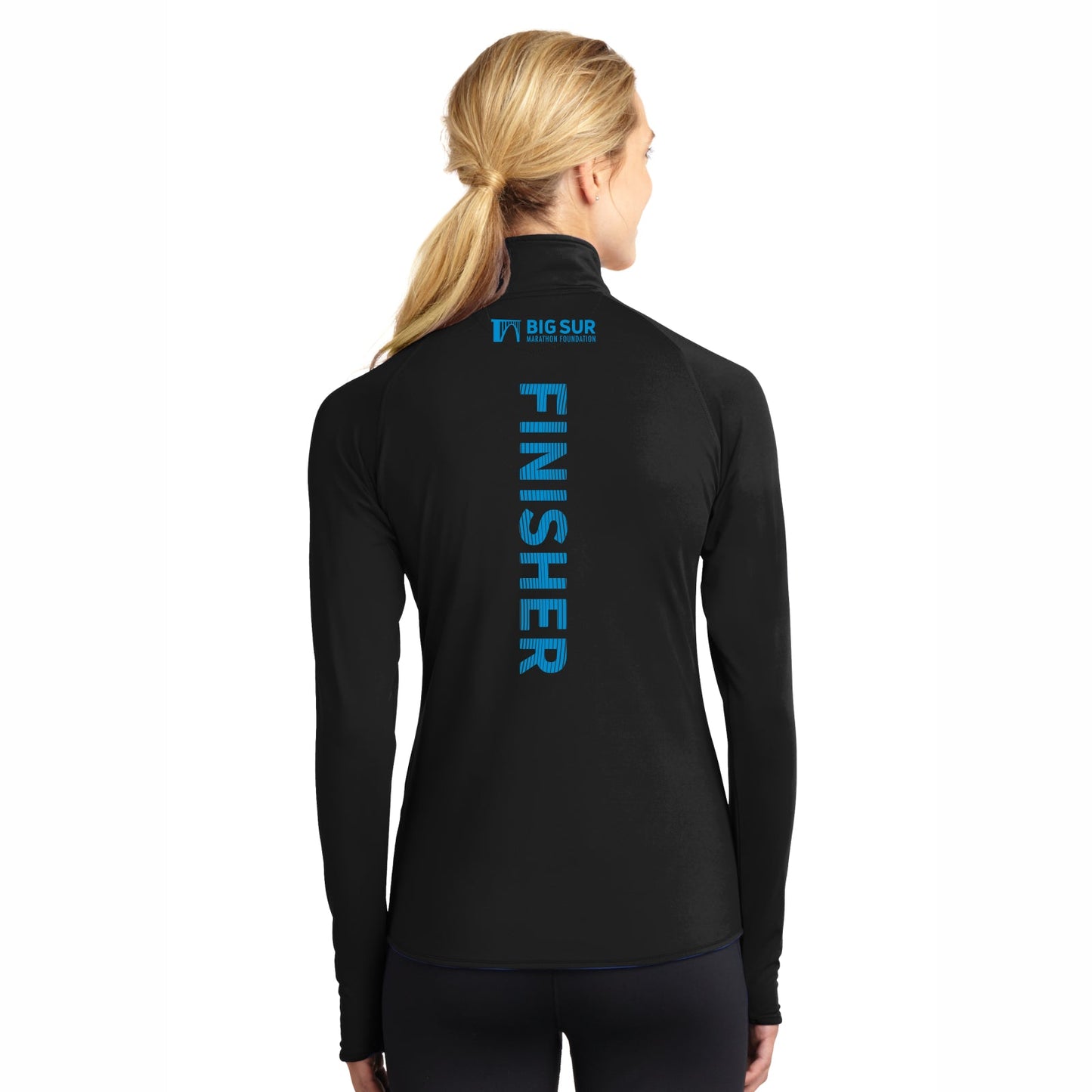 Women's Tech Pocket 1/4 Zip -Black- 2025 Finisher