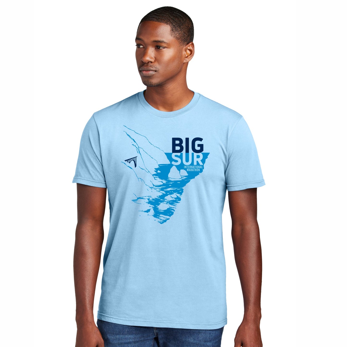 BSIM Adult Garment-Dyed Tee -Light Blue- Course