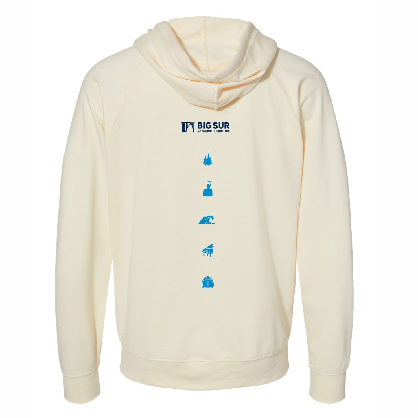 Adult Terry Zip Hoody -Bone- RCP