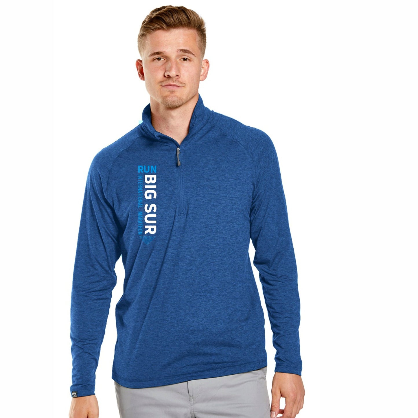 Men's Sueded Eco 1/4 Zip -Indigo- RCP