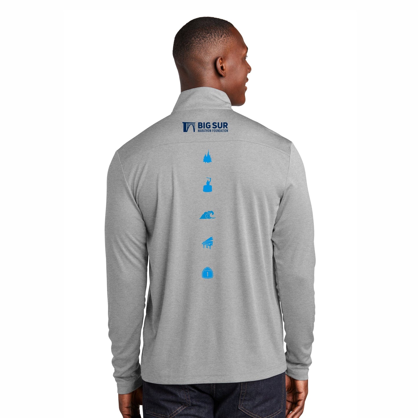 Men's Tech 1/4 Zip -Light Grey Heather- RCP