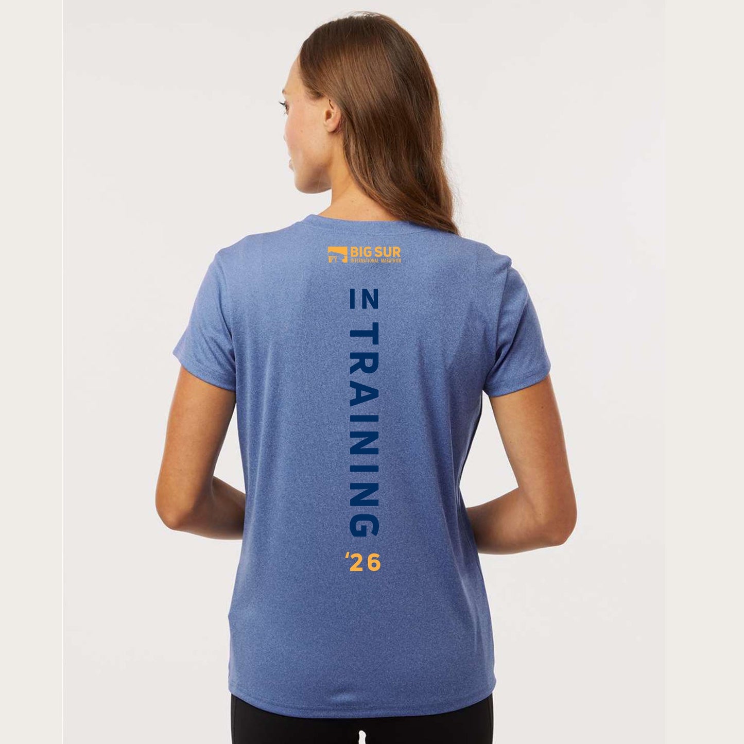 BSIM Women's Tech Tee -Royal Heather- 2026 In Training