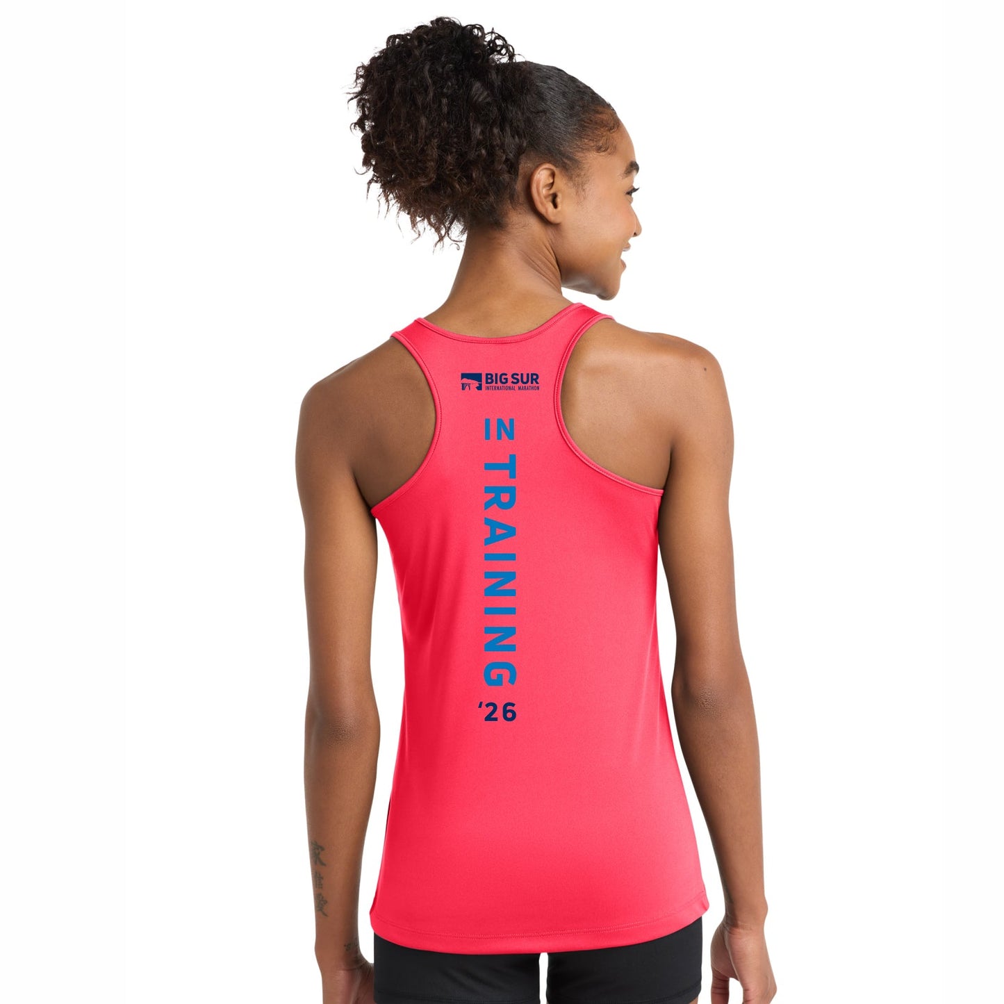 BSIM Women's Tech Singlet -Hot Coral- 2026 In Training