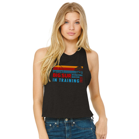 BSIM Women's Crop Tank -Black- 2027 In Training