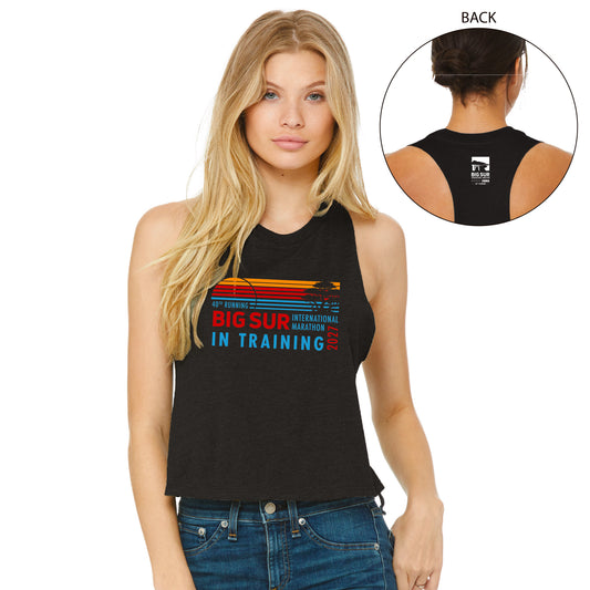 BSIM Women's Crop Tank -Black- 2027 In Training
