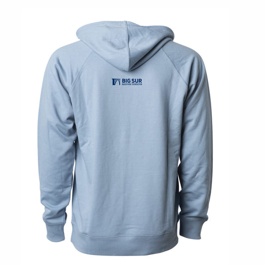 BSIM Adult Fleece Hoody -Misty Blue- Label