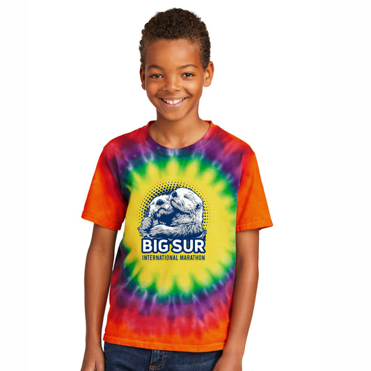 BSIM Youth Tie-Dye Tee -Rainbow- Otter