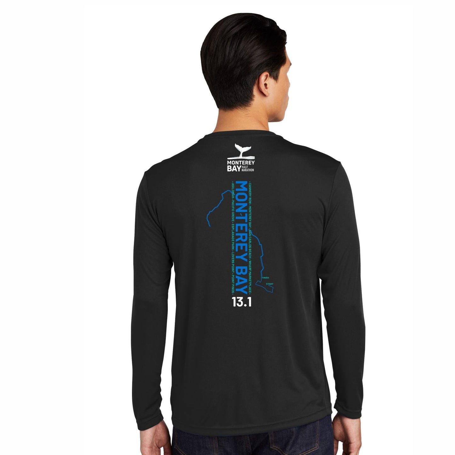MBH Men's LS Tech Tee -Black- 2022 Course