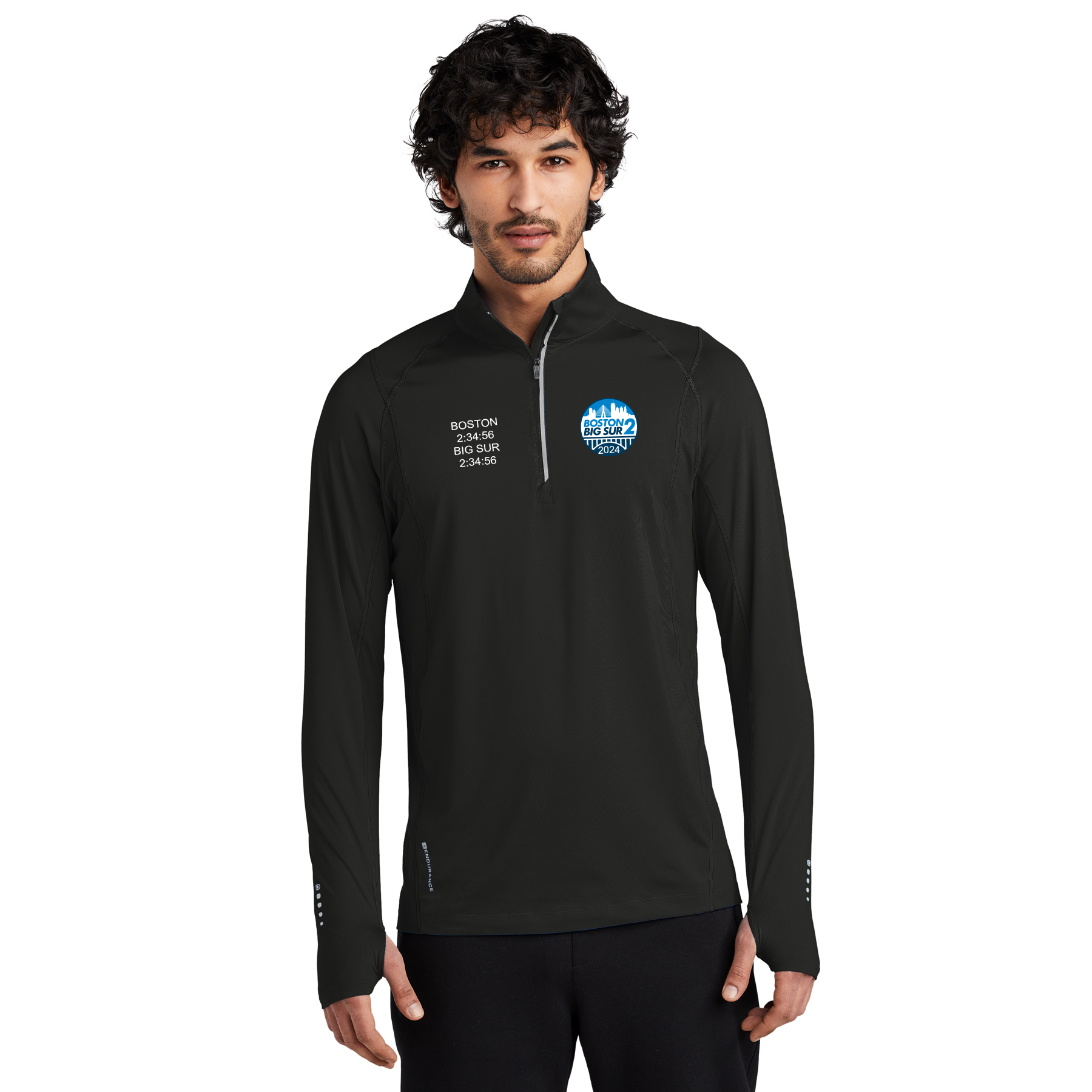 B2BS Men's OGIO 1/4 Zip -Blacktop- 2024 Finisher