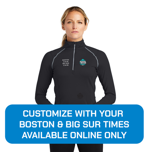 B2BS Women's Tech OGIO 1/4 Zip -Blacktop- 2025 Finisher