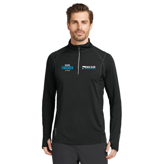 BIG SUR MARATHON FINISHER OGIO ENDURANCE NEXUS 1/4-ZIP PULLOVER - CUSTOMIZED WITH YOUR TIME