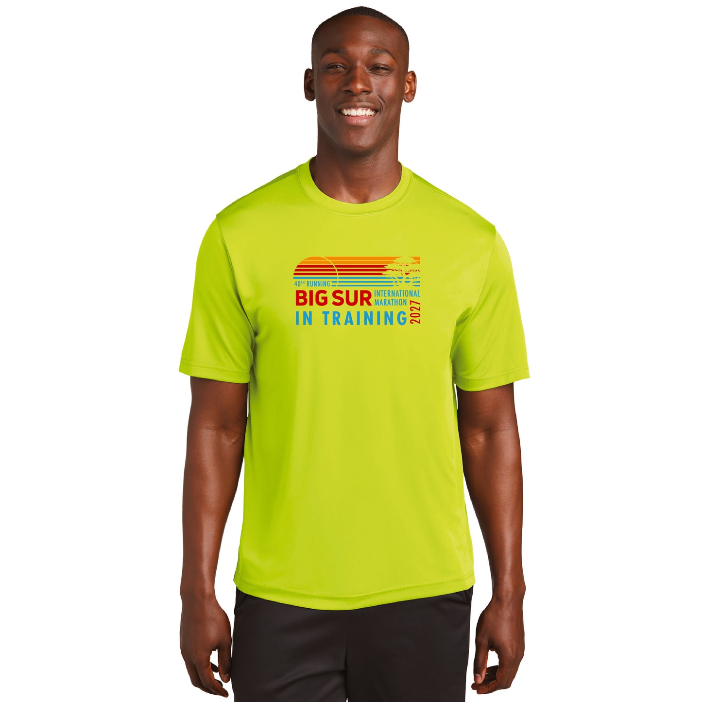 BSIM Men's Tech Tee -Hi Viz- 2027 In Training