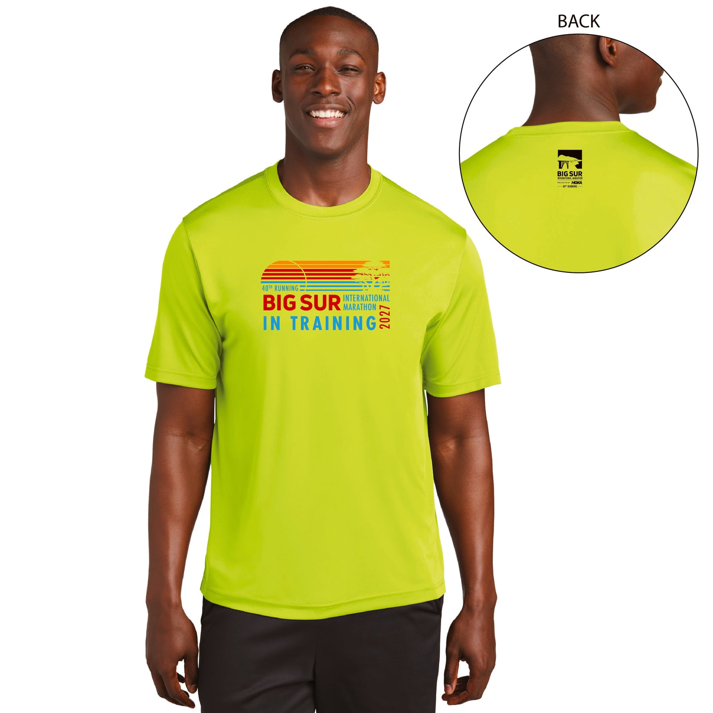 BSIM Men's Tech Tee -Hi Viz- 2027 In Training