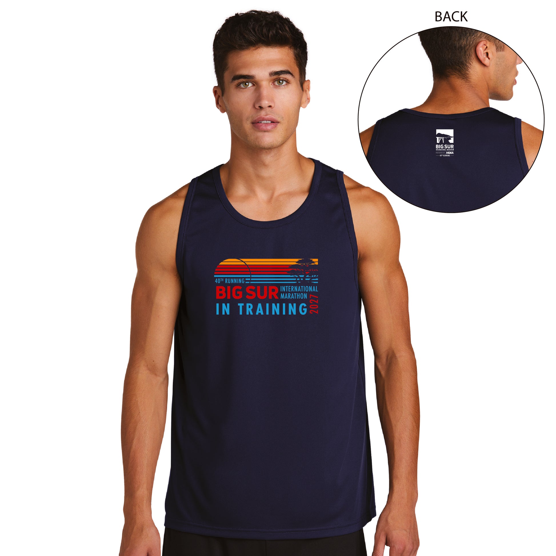 BSIM Men's Tech Tank -Navy- 2027 In Training