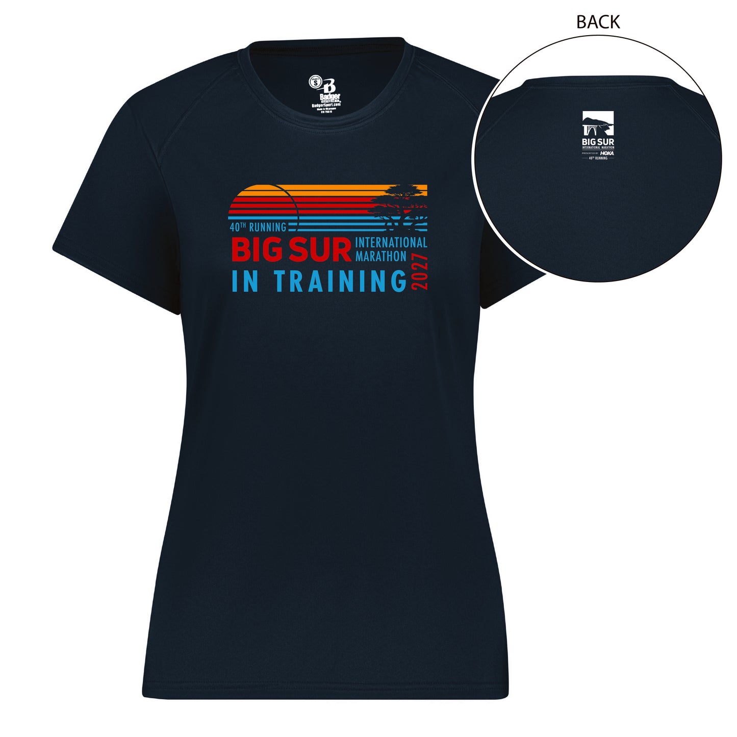 BSIM Women's Tech Tee -Navy- 2027 In Training