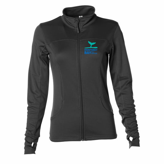 MBH Women's Tech Fleece Jacket -Black- Embroidery