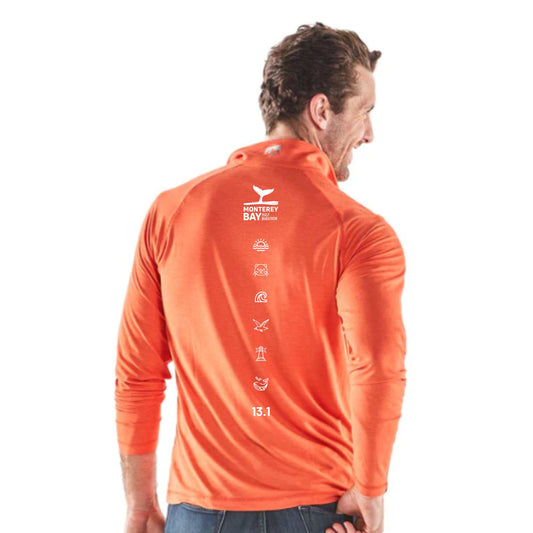 MBH Men's Sueded Eco 1/4 Zip -Orange- LCP