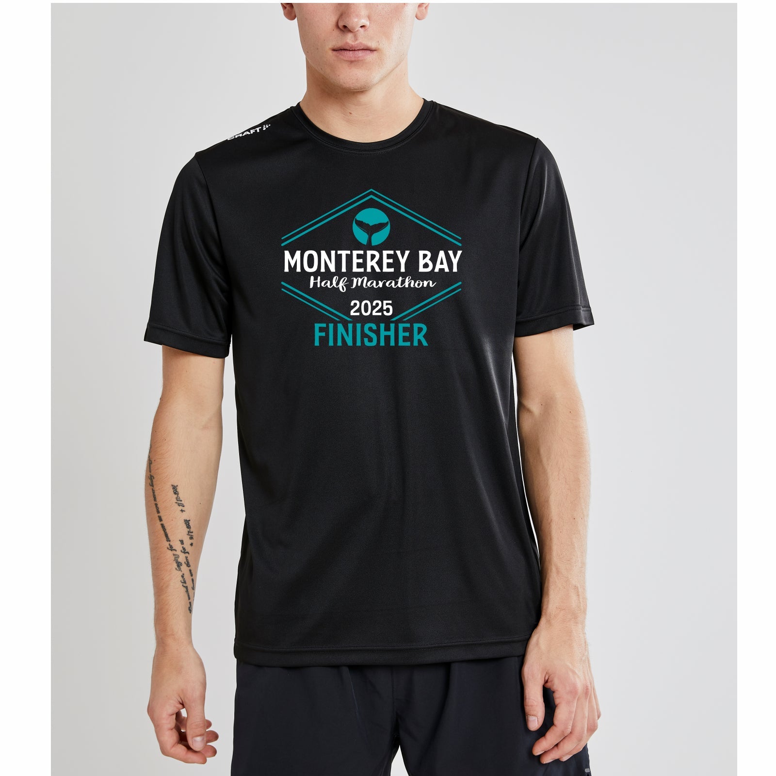 MBH Men's Tech Tee -Black- Finisher Course
