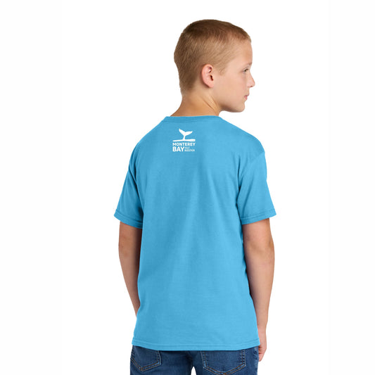 MBH Youth Fashion Tee -Aqua- Otter