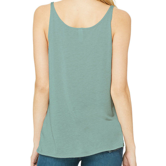 Big Sur Marathon Women's Slouchy Tank, Dusty Blue - BSIM Store