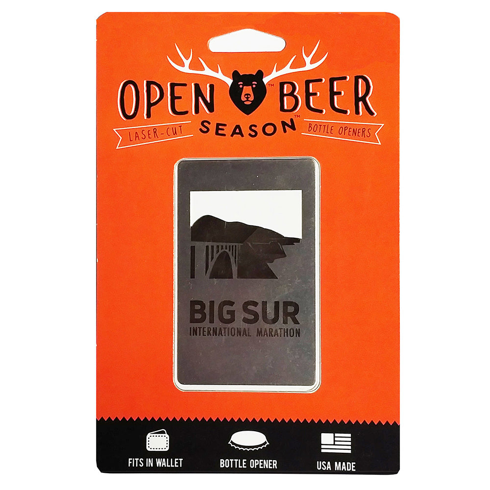 Big Sur Marathon Beer Bottle Opener, Metal - BSIM