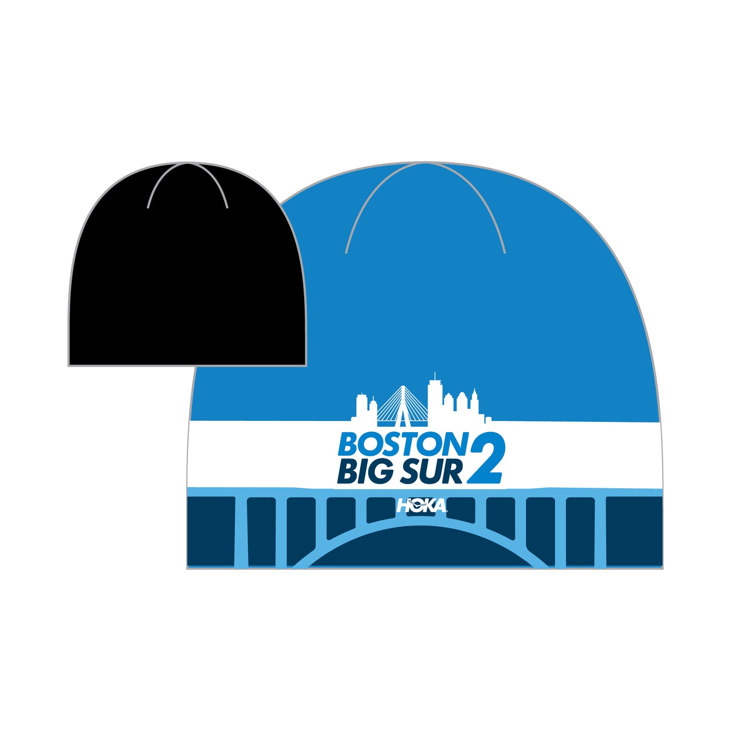 B2BS Beanie - Fleece Sublimated -Blue- Boston 2 Big Sur