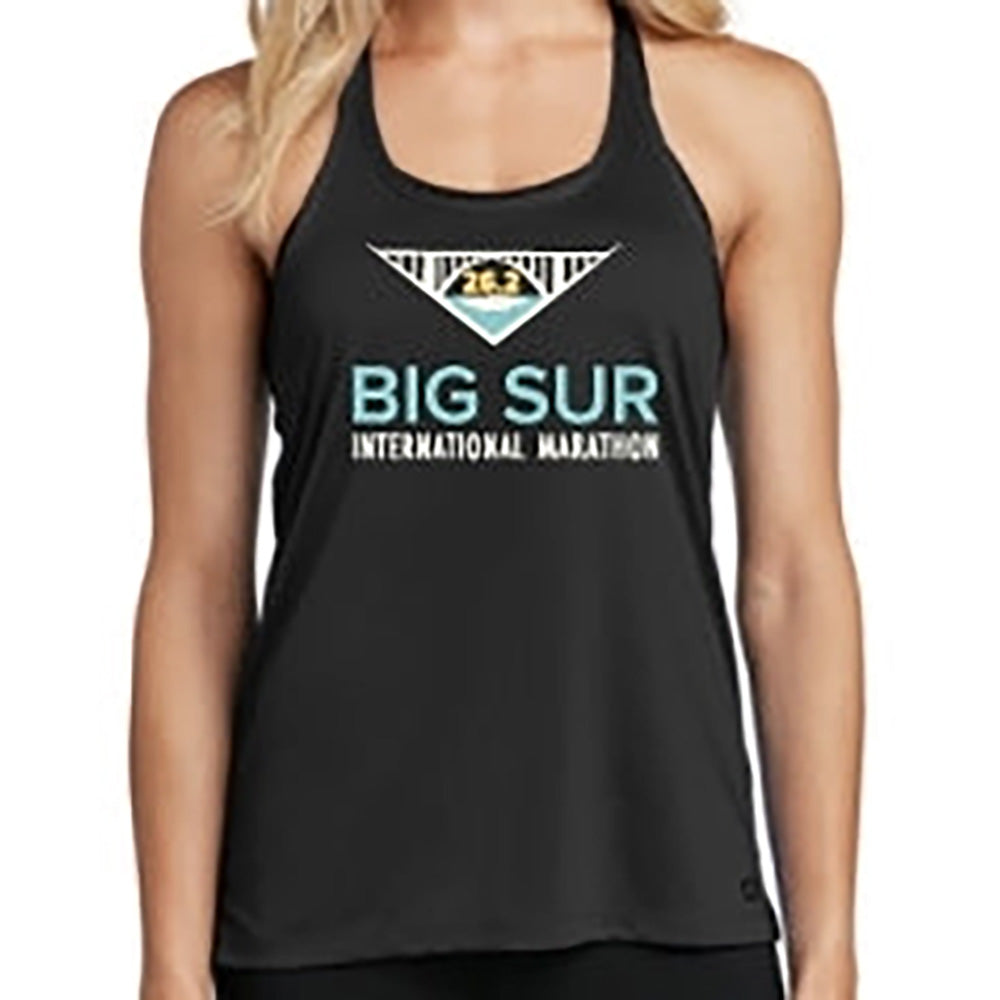 Big Sur International Marathon Endurance Level Mesh Tank, Blacktop - BSIM Store