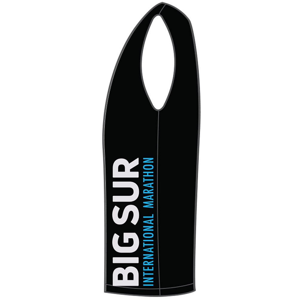 Big Sur International Marathon Men's Singlet, Black - BSIM Store