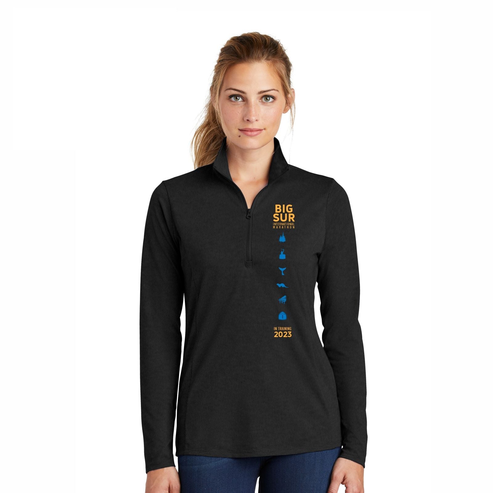 Women's Tech Triblend 1/4 Zip - Black Triad - 2023 In Training