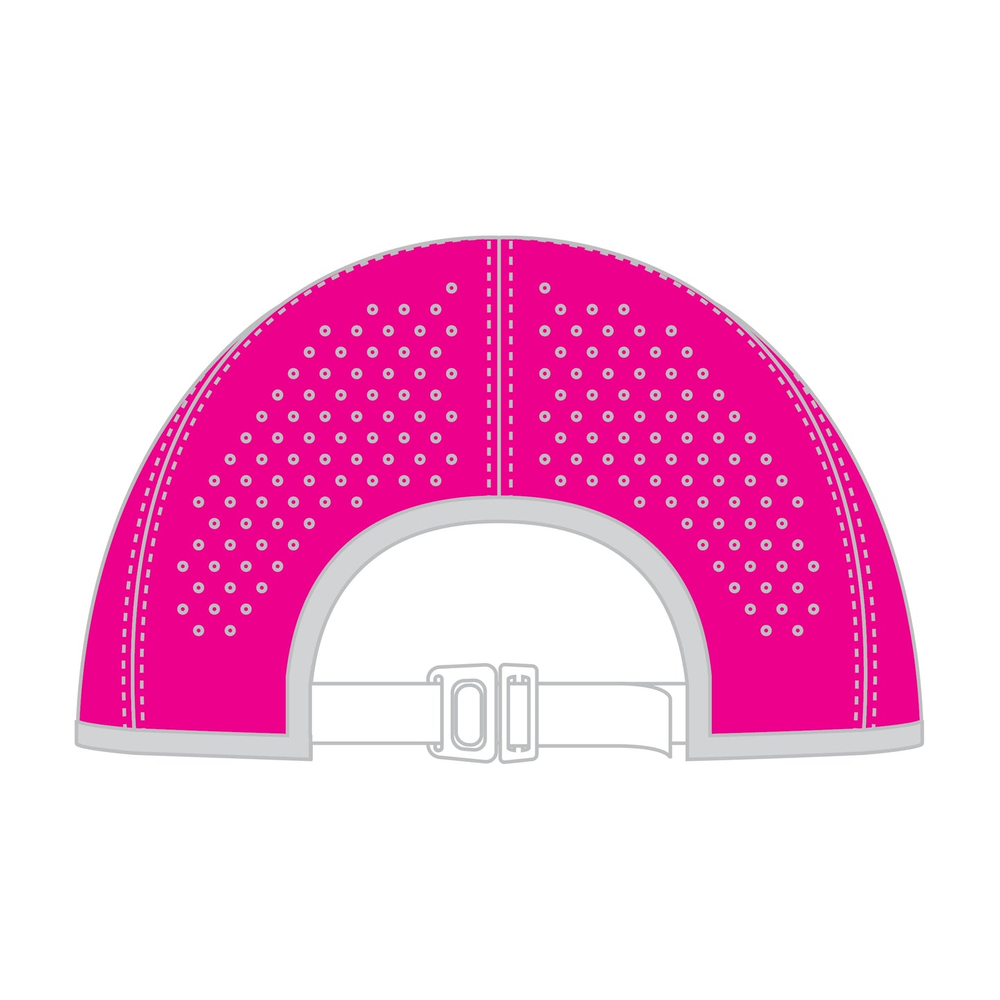 BSIM Cap - Elite Laser-Cut Tech -Bright Pink- Logo